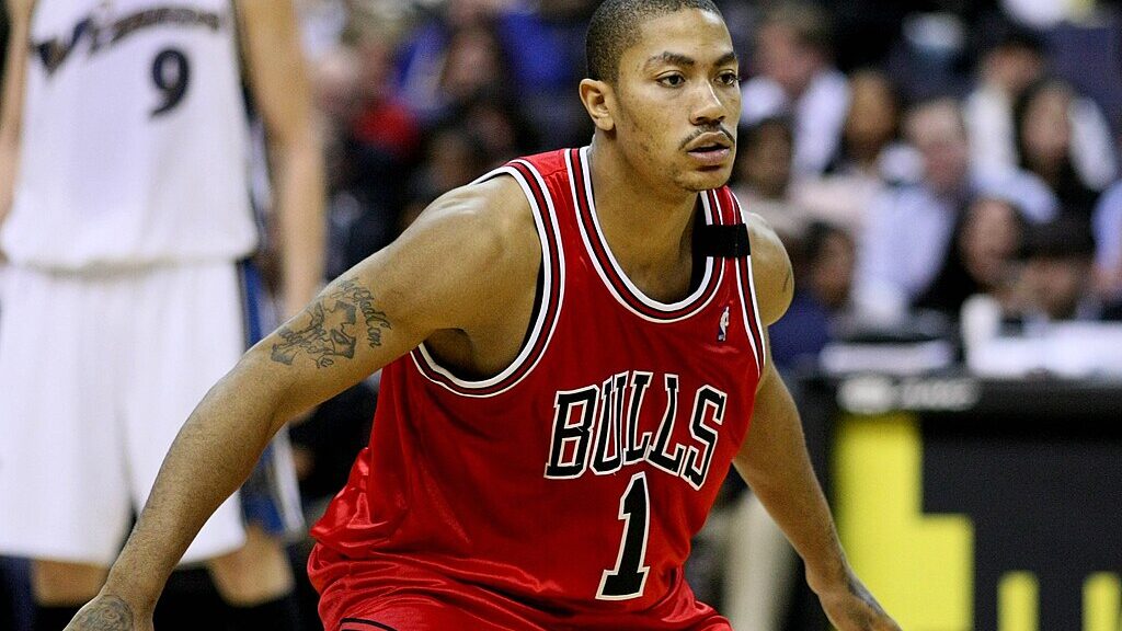 Derrick Rose, Chicago Bulls, jersey