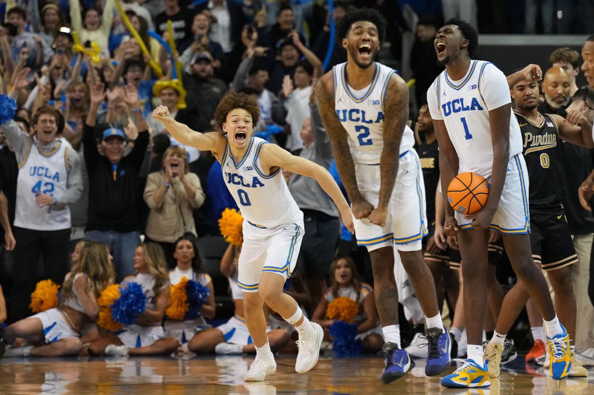 UCLA men's basketball upsets No. 4 Purdue