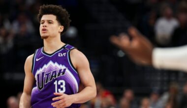 Utah Jazz guard Walter Clayton Jr. (13)