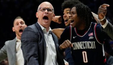 No. 4 UConn beats Xavier 90-67 behind Mullins and Karaban