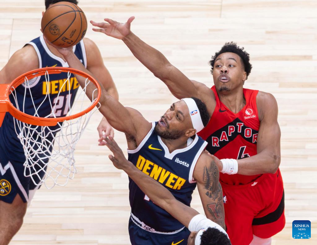 Toronto Raptors vs. Denver Nuggets-Xinhua