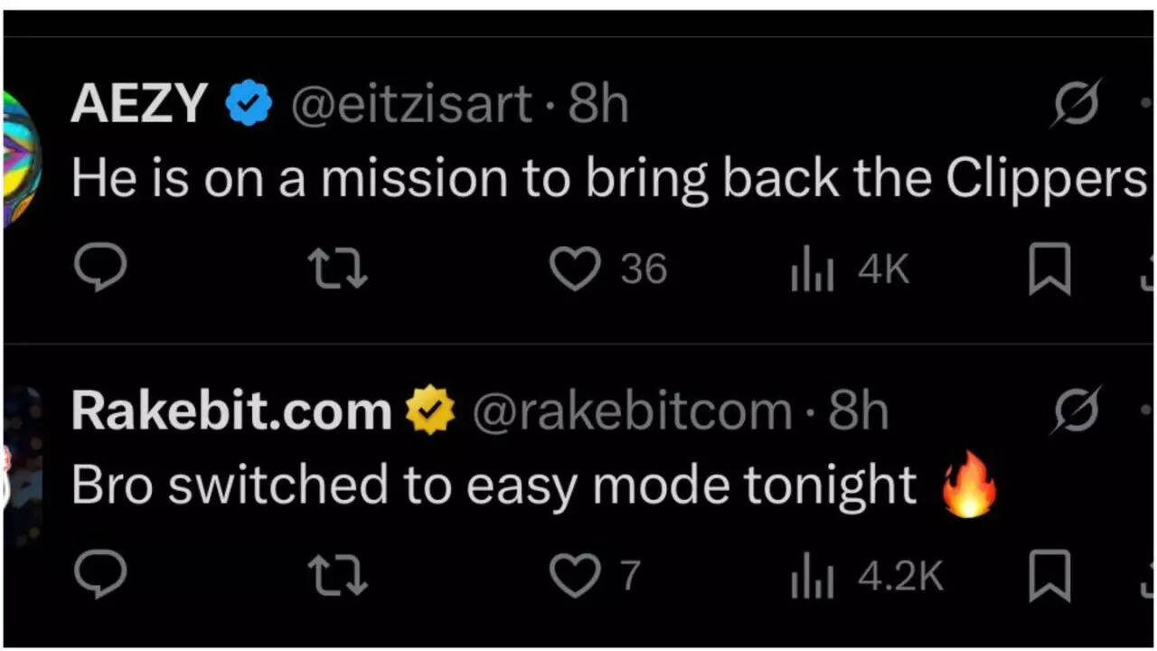 Fans react to Kawhi Leonard's performance against Jazz. (Image via X) Fans react to Kawhi Leonard's performance against Jazz.