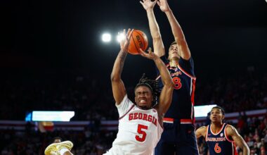 Wilkinson scores 31 points as high-scoring No. 23 Georgia tops Auburn 104-100 in OT