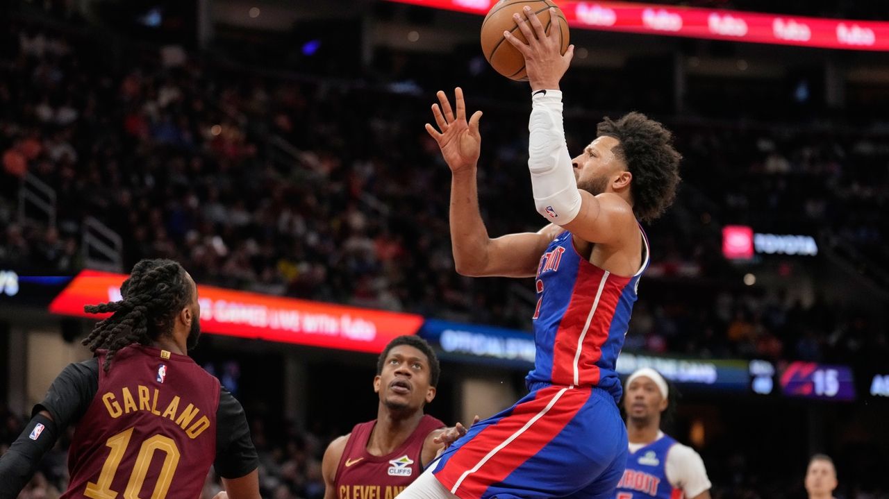 Cade Cunningham scores 27, Daniss Jenkins 25 as East-leading Pistons hold off Cavaliers 114-110