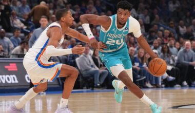 NBA-leading Thunder humbled in 124-97 home loss to struggling Hornets