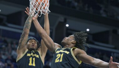 Cason leads No. 2 Michigan to 74-72 win over Penn State