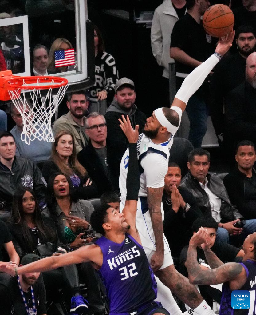 Dallas Mavericks vs. Sacramento Kings-Xinhua