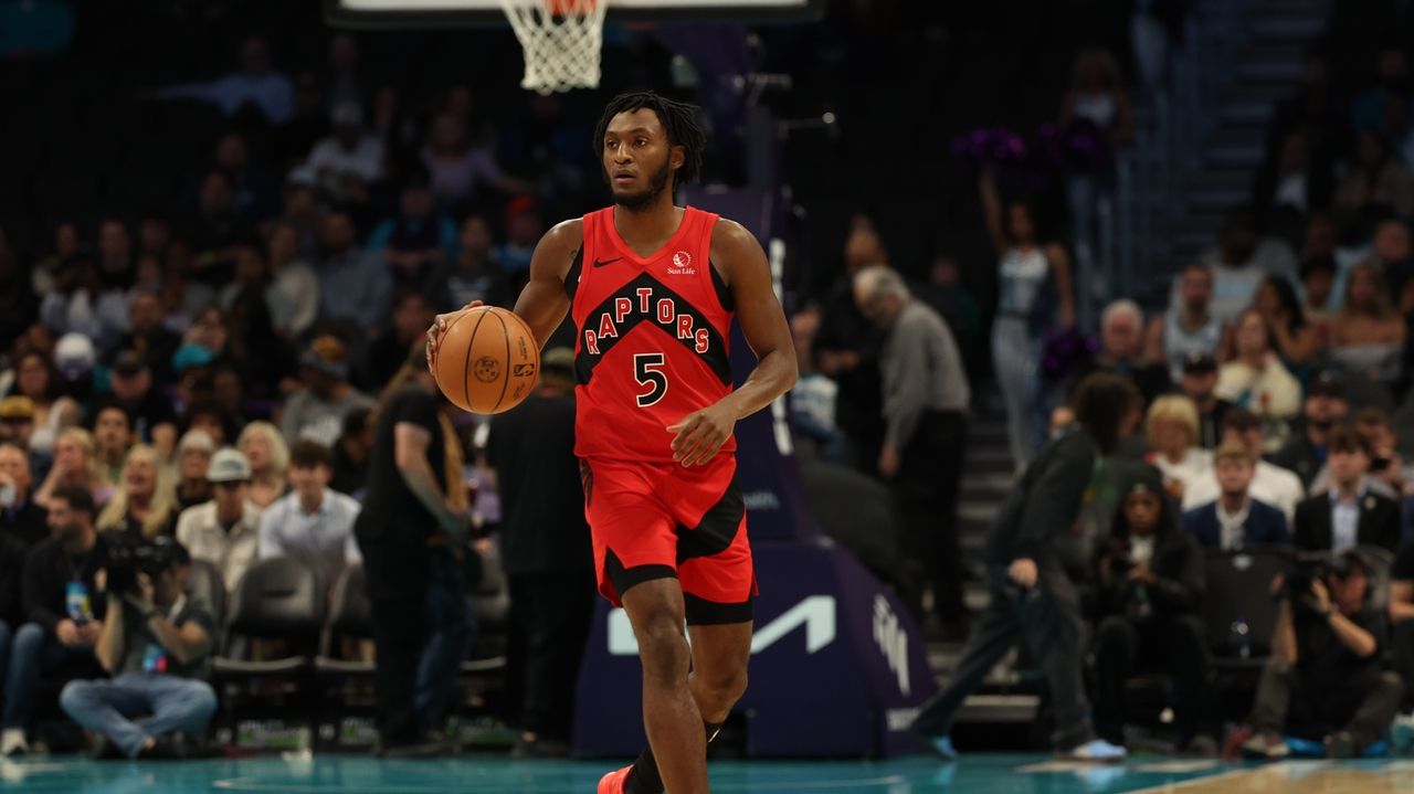 Quickley's 3-pointer at the buzzer sends the Raptors past the Hornets 97-96 for 5th win in 6 games