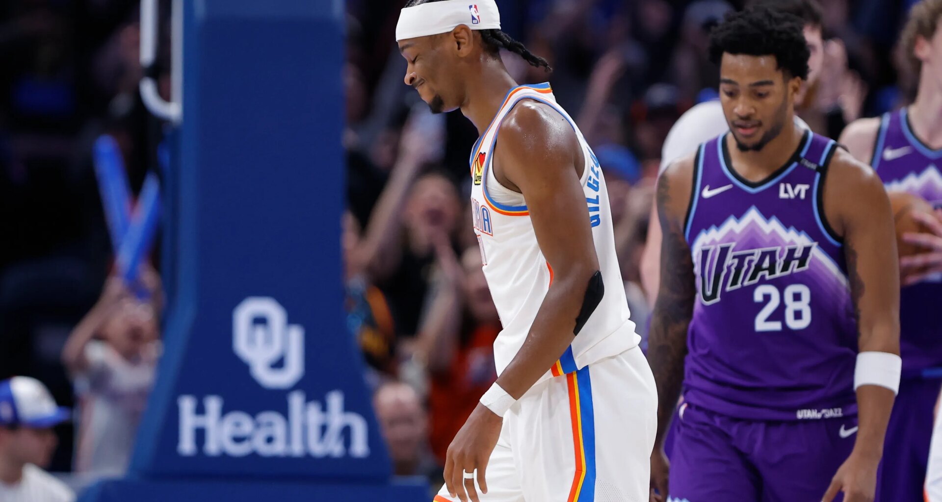 SGA's 46 points drag Thunder to 129-125 OT win over Jazz