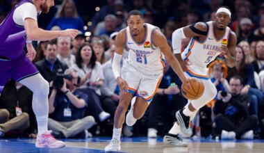 Why Aaron Wiggins has started OKC's last 2 games: '[Shown] some flickers'