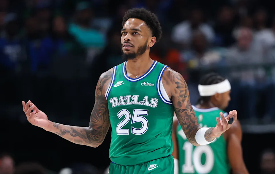 Dallas Mavericks forward P.J. Washington (25)Kevin Jairaj-Imagn Images