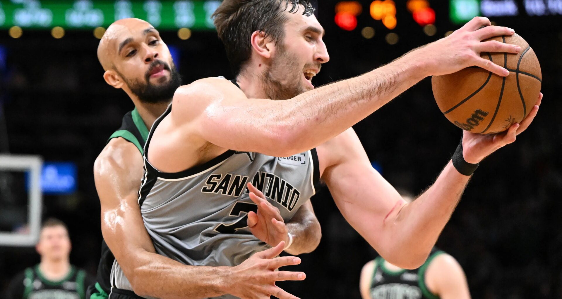 Luke Kornet shares feelings about Celtics tribute ahead of Spurs win