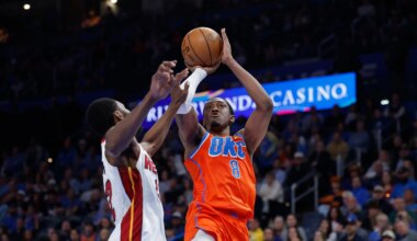 Best images from Thunder's 124-112 win over Heat