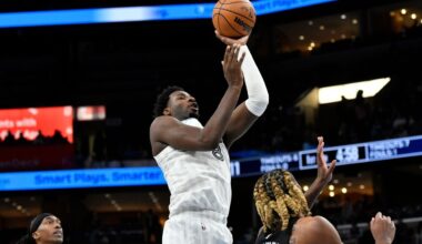 Cedric Coward hits 2 late 3s to help the Grizzlies beat the Nets 103-98