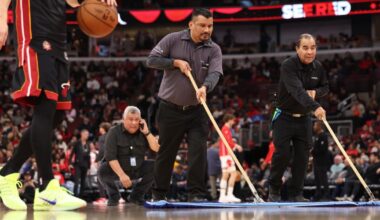 Thursday night's Heat-Bulls game at the United Center postponed due to court conditions