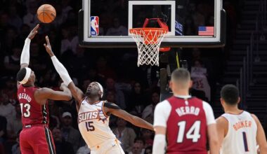 Adebayo scores 29, Heat waste 20-point lead before rallying to top Suns 127-121