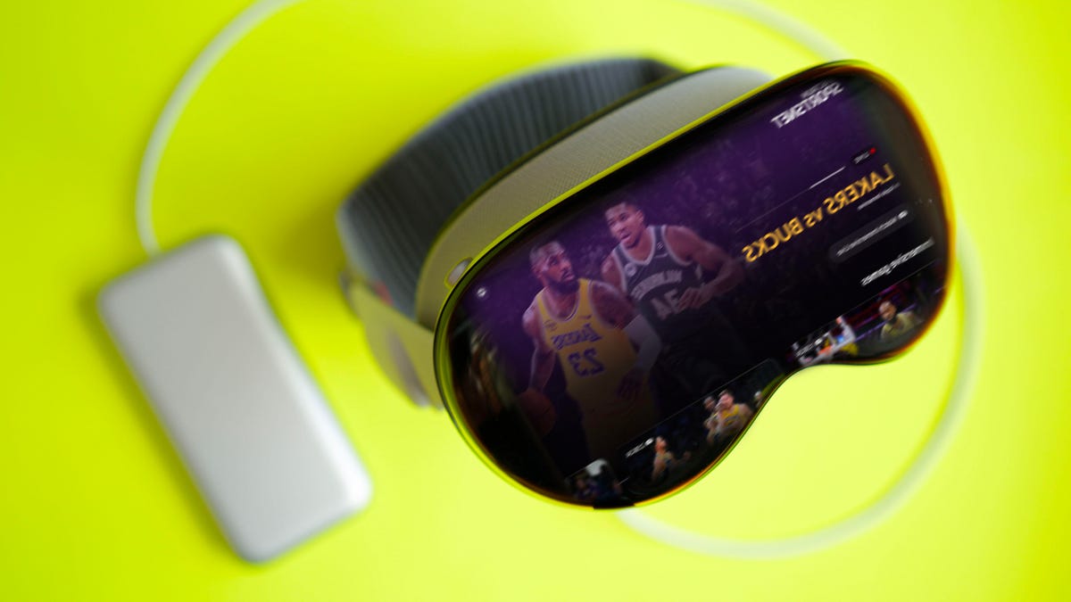 I watched a live NBA game on Apple Vision Pro for 3 hours - it let me down in the best way