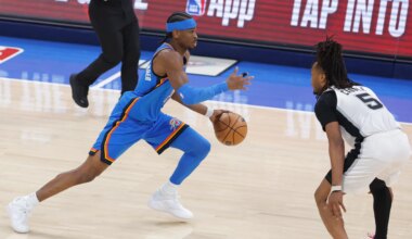 Thunder finally get one in 119-98 win over Spurs