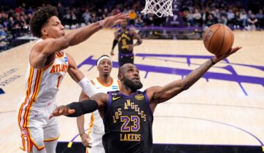 LeBron James barely misses triple-double as Lakers rout Hawks to end 3-game skid – Orange County Register