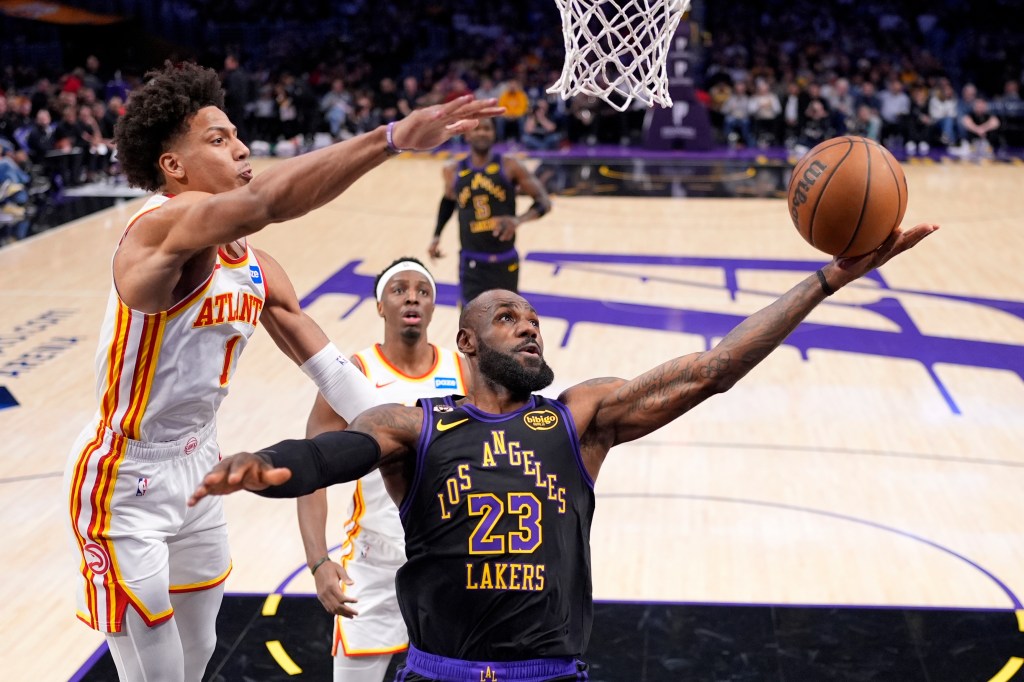 LeBron James barely misses triple-double as Lakers rout Hawks to end 3-game skid – Orange County Register