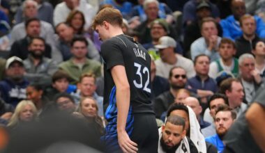 Cooper Flagg sprains an ankle and is ruled out after halftime as Mavs lose to Nuggets