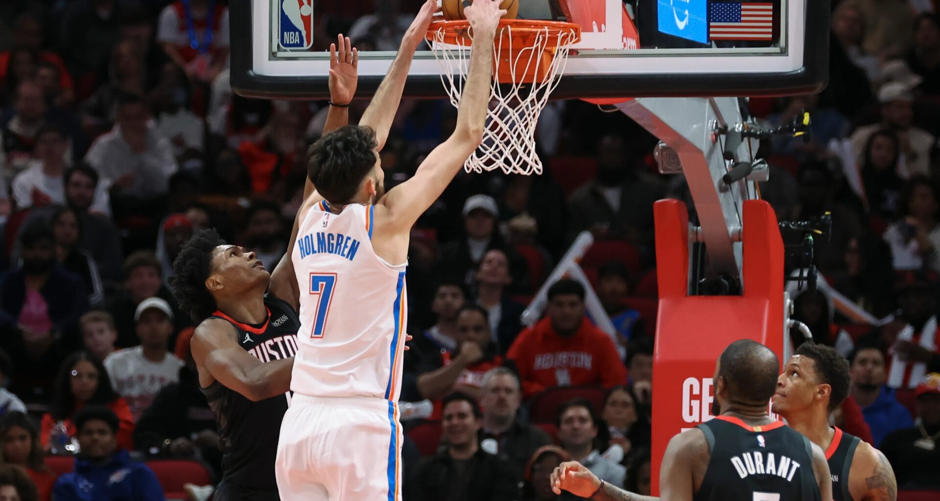 Chet Holmgren helps Thunder get impressive win over Rockets