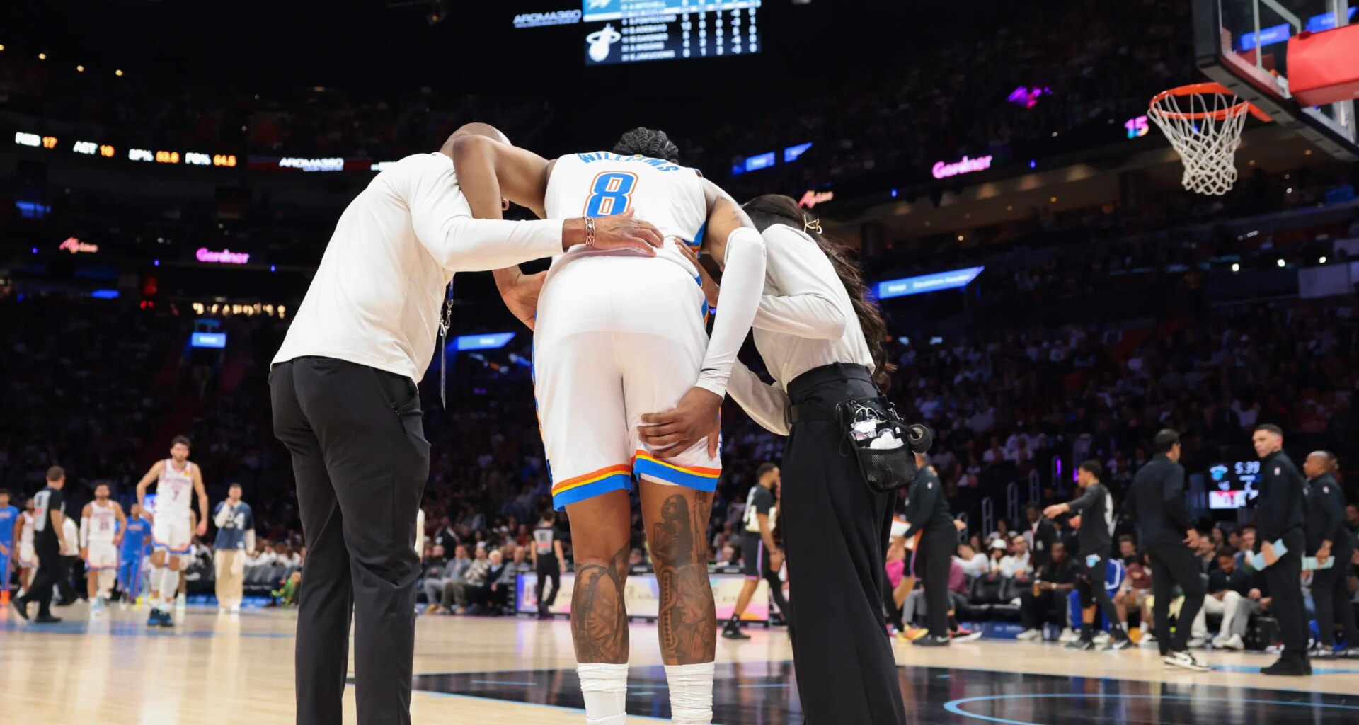 Jalen Williams sustains thigh injury in Thunder's 122-120 loss to Heat