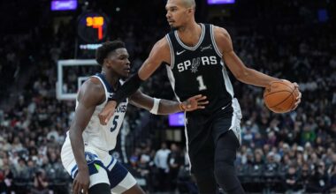 Edwards, Wembanyama enjoy another showdown between two of the West's best as Spurs top Timberwolves