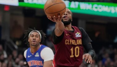 Cavaliers' Darius Garland out at least a week with sprained toe