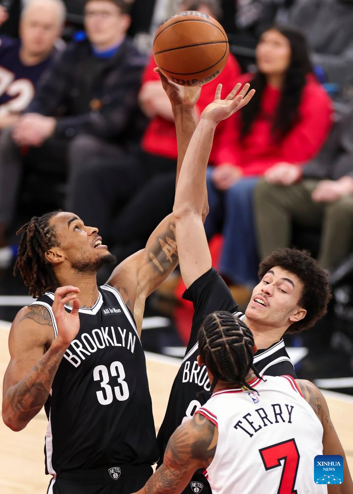 Brooklyn Nets vs. Chicago Bulls-Xinhua
