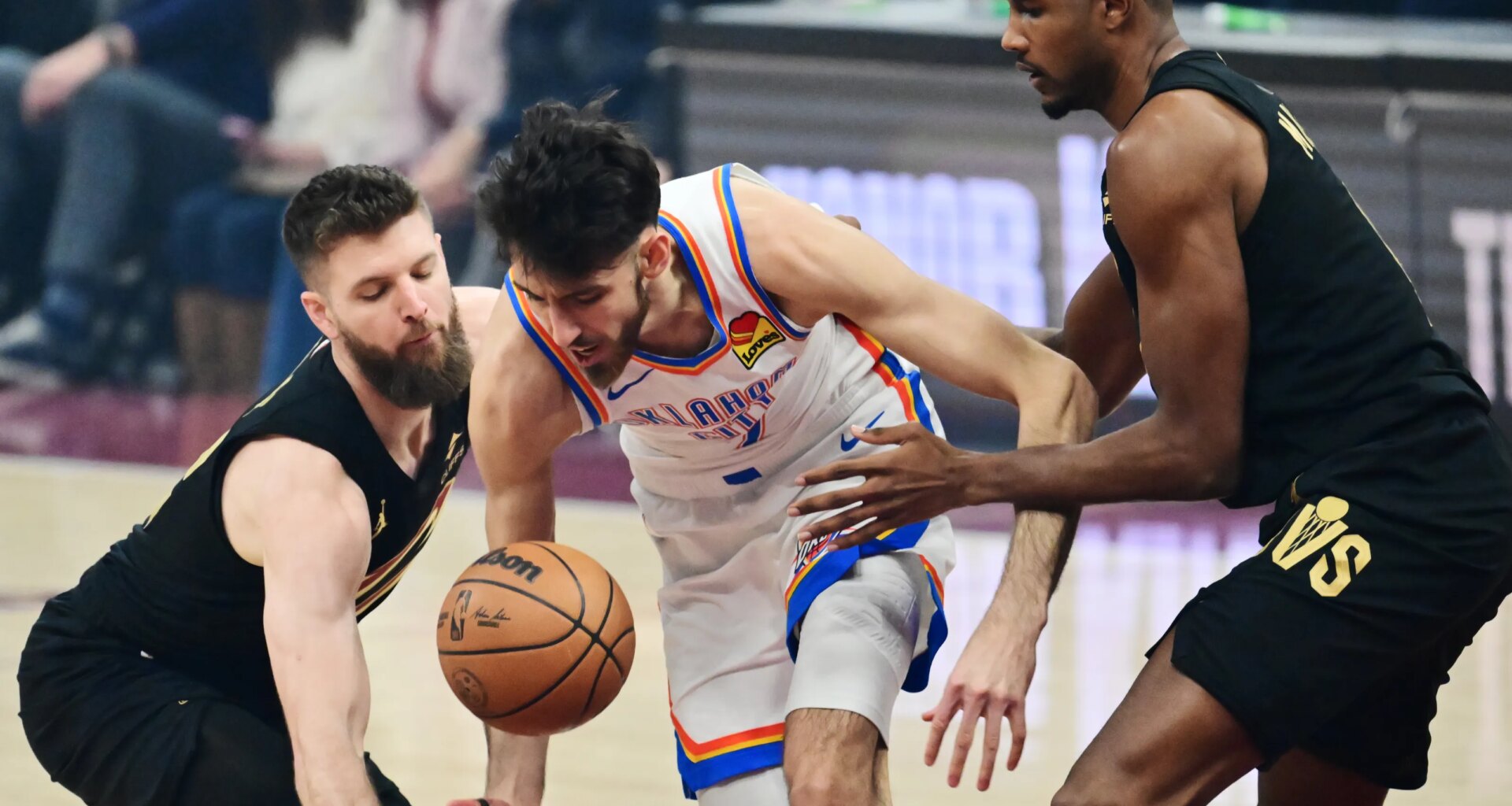 SGA, Holmgren lead Thunder to 136-104 win over Cavaliers