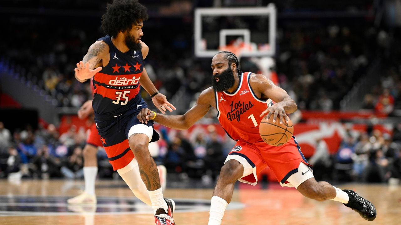 Harden scores 36 as the Clippers hold off the Wizards for their 6th straight win