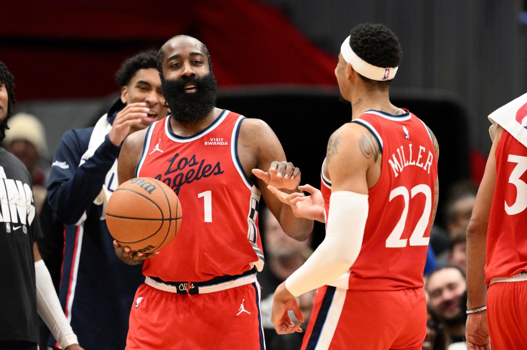 James Harden, Kawhi-less Clippers hold off Wizards for 6th straight win – Orange County Register