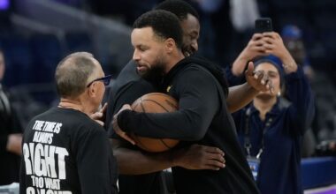 Andrew Wiggins receives warm welcome from Warriors in return to Chase Center with Heat