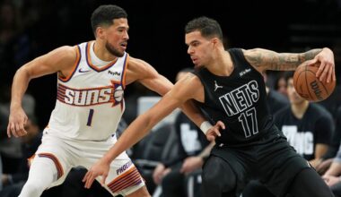 Brooks and Booker power Suns to a 126-117 win over the struggling Nets
