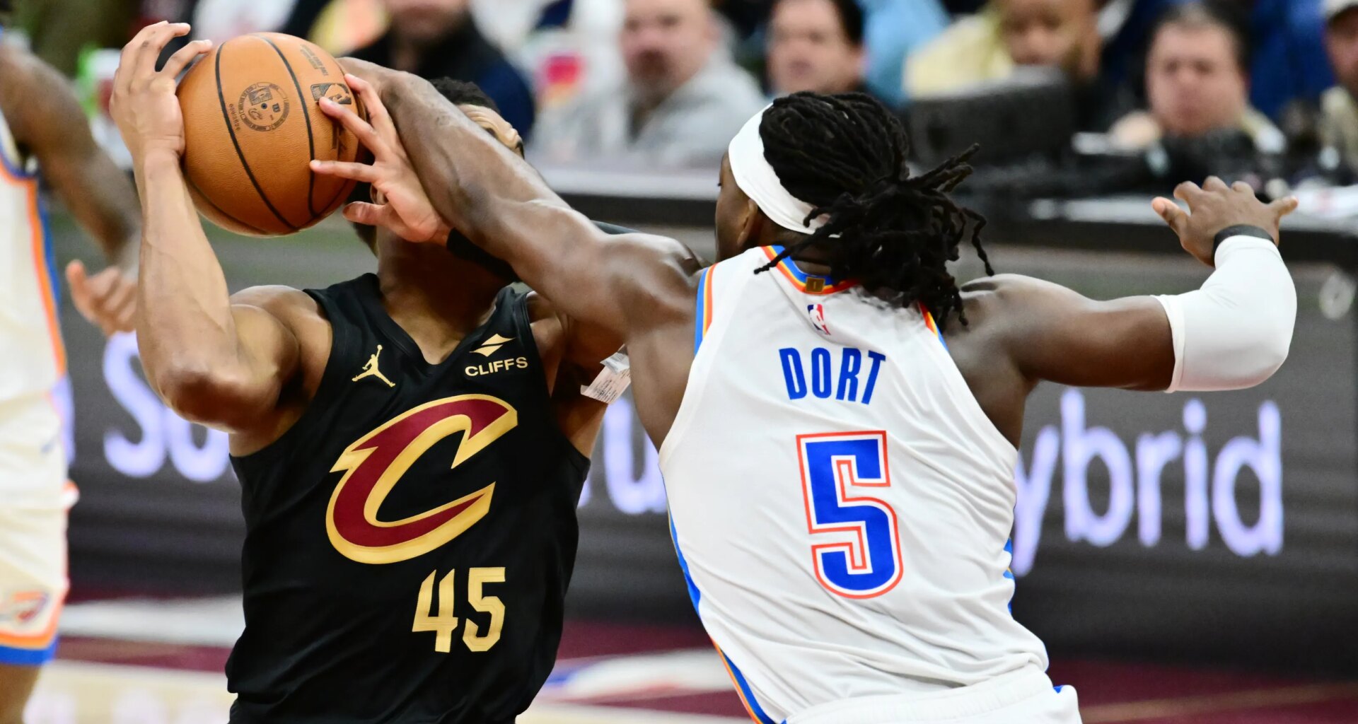 Lu Dort once again locks down Donovan Mitchell in OKC's win over Cavaliers