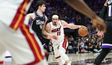 Adebayo, Powell lead hot-shooting Heat past the Kings for a 130-117 victory