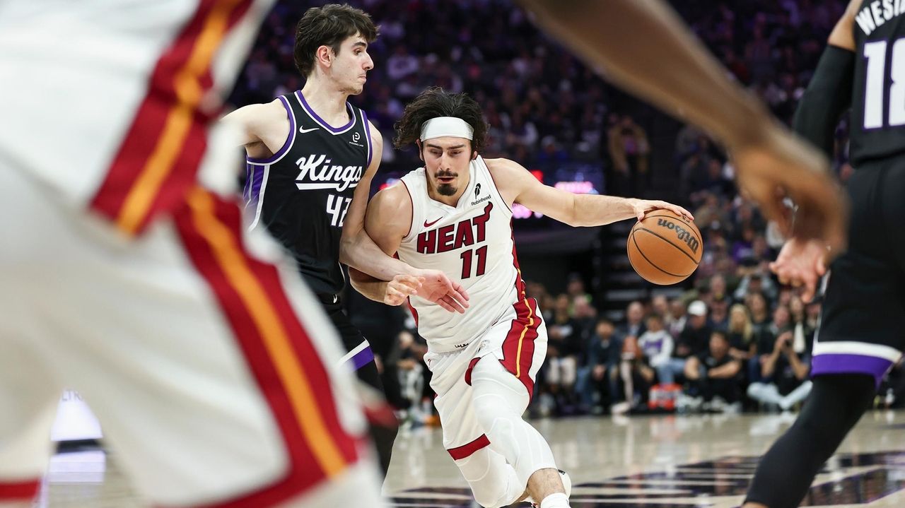 Adebayo, Powell lead hot-shooting Heat past the Kings for a 130-117 victory