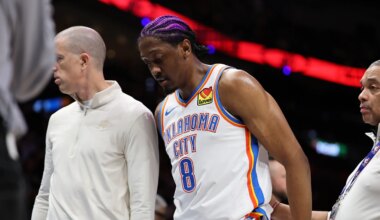 Mark Daigneault reacts to Jalen Williams' hamstring strain: 'It sucks'