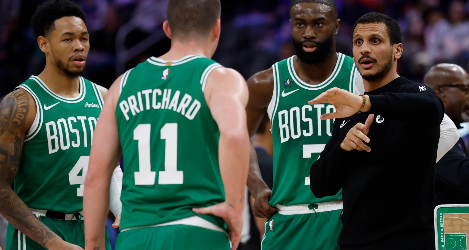 Celtics coach Joe Mazzulla on how NBA players are like F1 drivers