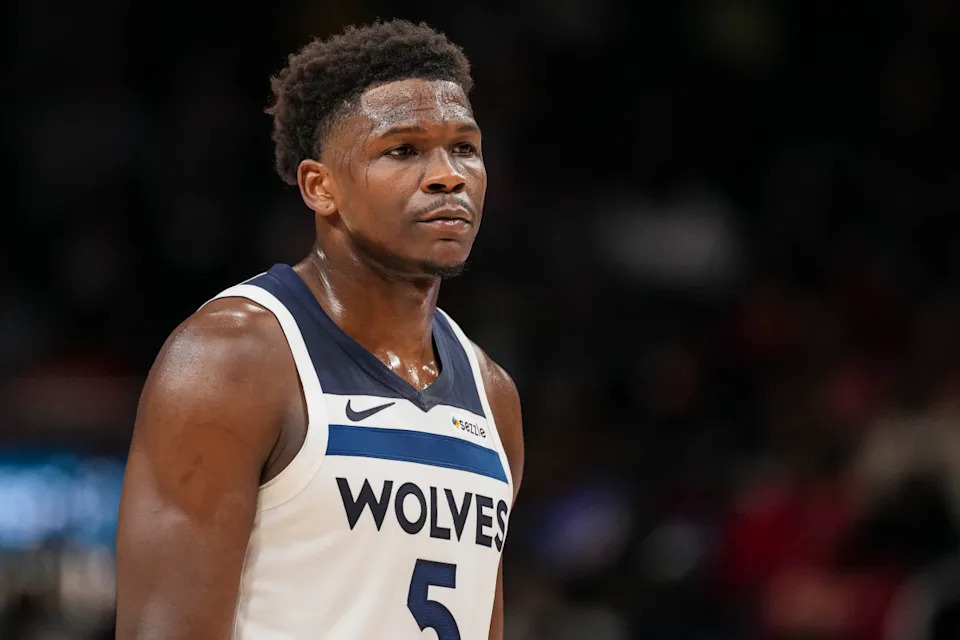 Minnesota Timberwolves guard Anthony Edwards (5) © Dale Zanine-Imagn Images