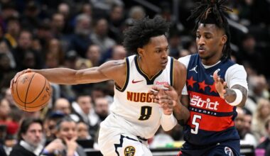 Peyton Watson scores career-high 35 points as short-handed Nuggets outlast Wizards 107-97