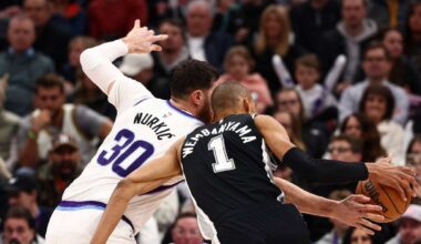 Spurs pull away late for 126-109 win despite Nurkic's 2nd straight triple-double