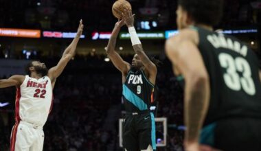 Shaedon Sharpe’s big 2nd half sends Blazers past Heat