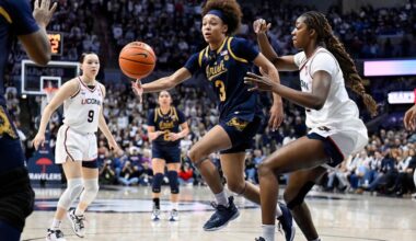 Hannah Hidalgo dominating on both ends of the court for Notre Dame