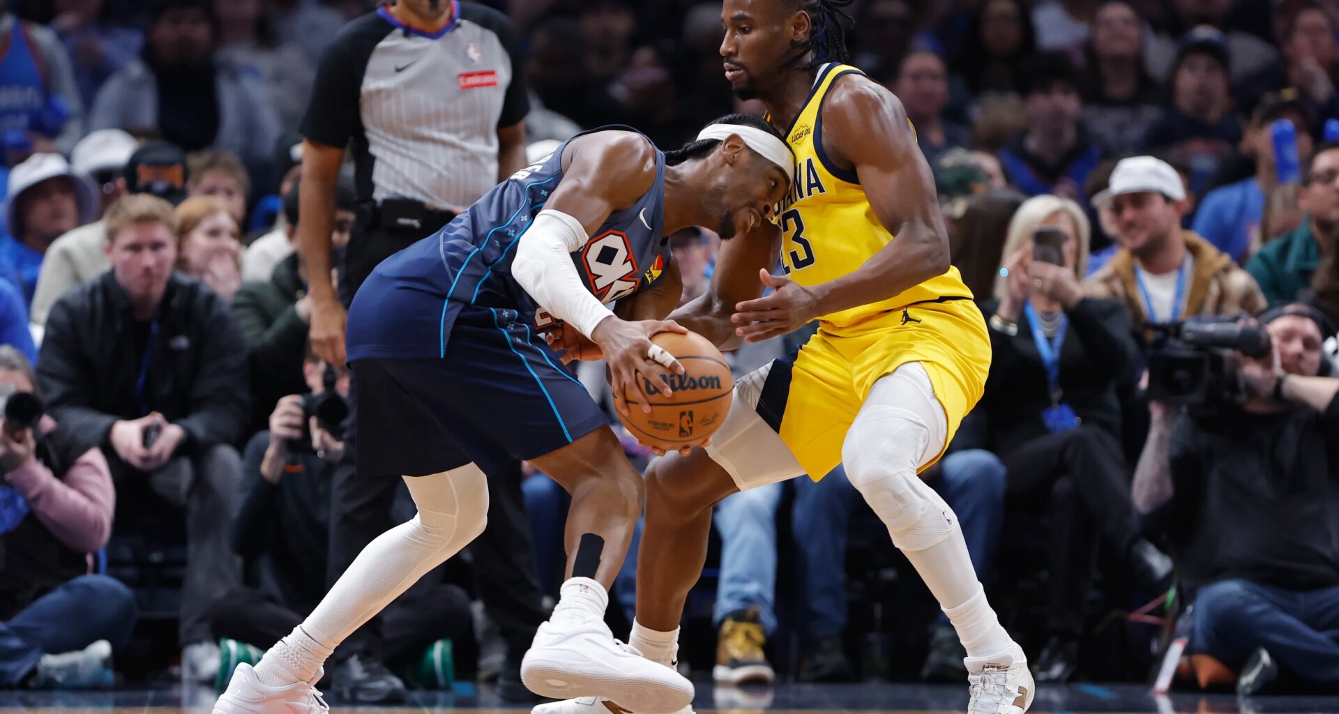 Best images from Thunder's 117-114 loss to Pacers