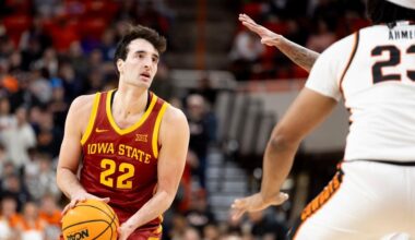 Momcilovic's 29 points lead No. 9 Iowa State past Oklahoma State 84-71