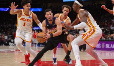 Phoenix Suns cannot overcome injuries to Booker and Green, losing streak in Atlanta continues
