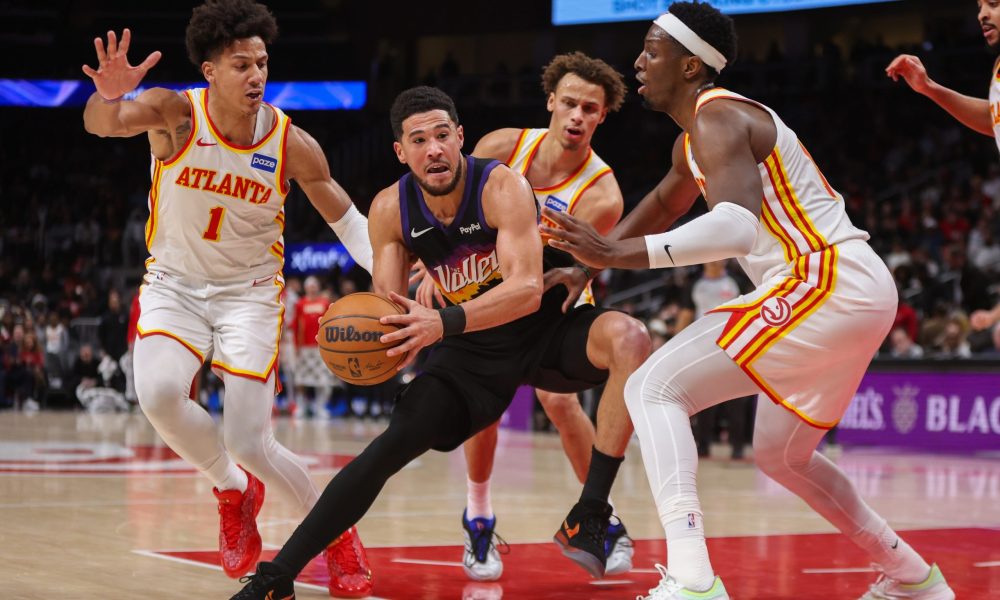 Phoenix Suns cannot overcome injuries to Booker and Green, losing streak in Atlanta continues