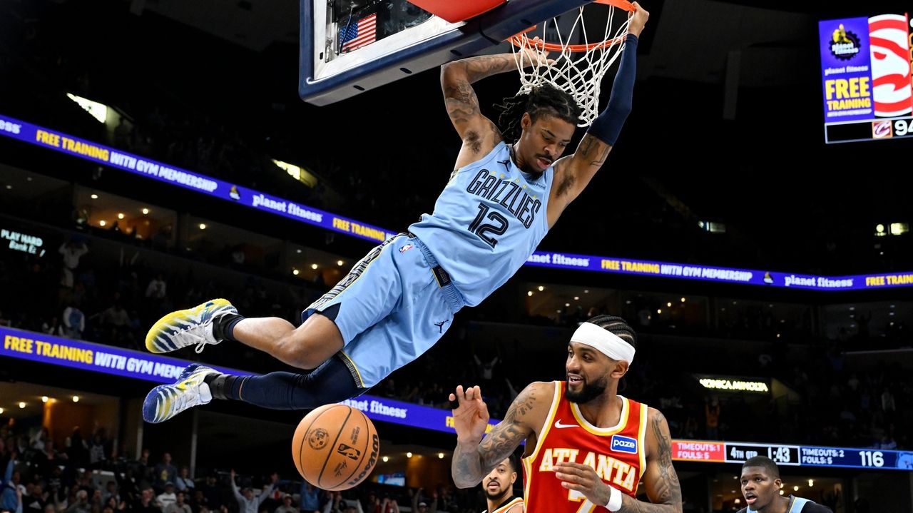 Grizzlies' Morant has UCL sprain and will be re-evaluated in about three weeks